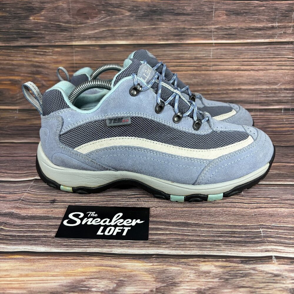 LL Bean Women's Tek 2.5 Primaloft Blue Waterproof‎ Hiking Shoes Size 9.5